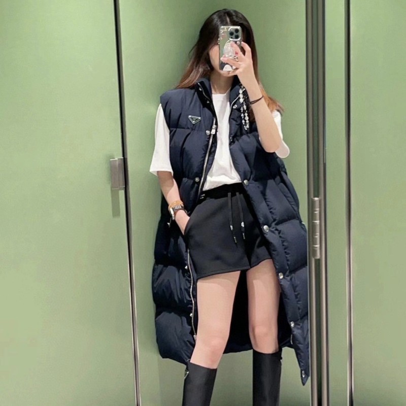 Prada Long Down Vest